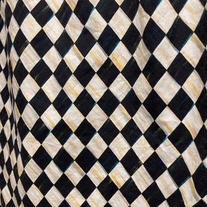 MacKenzie Childs Courtly Harlequin Shower Curtain